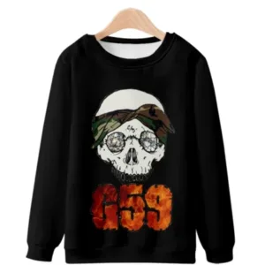 $uicideboy$ G59 Merch Long Sleeve Sweatshirt-Black