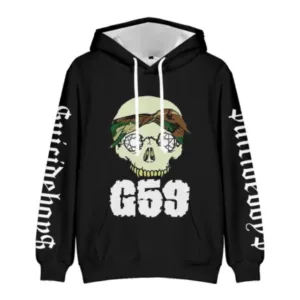 $uicideboy$ Merch G59 Record Long Sleeve Black Hoodie