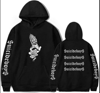 $uicideboy$ Vintage Goths Hip Hop Print Hoodie